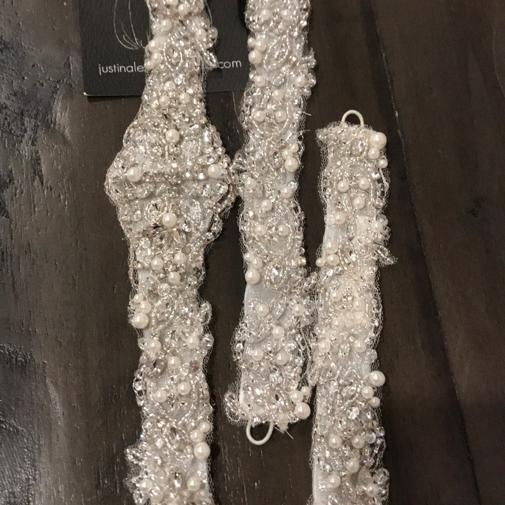 Justin Alexander Bridal Belt/ Bridal Sash